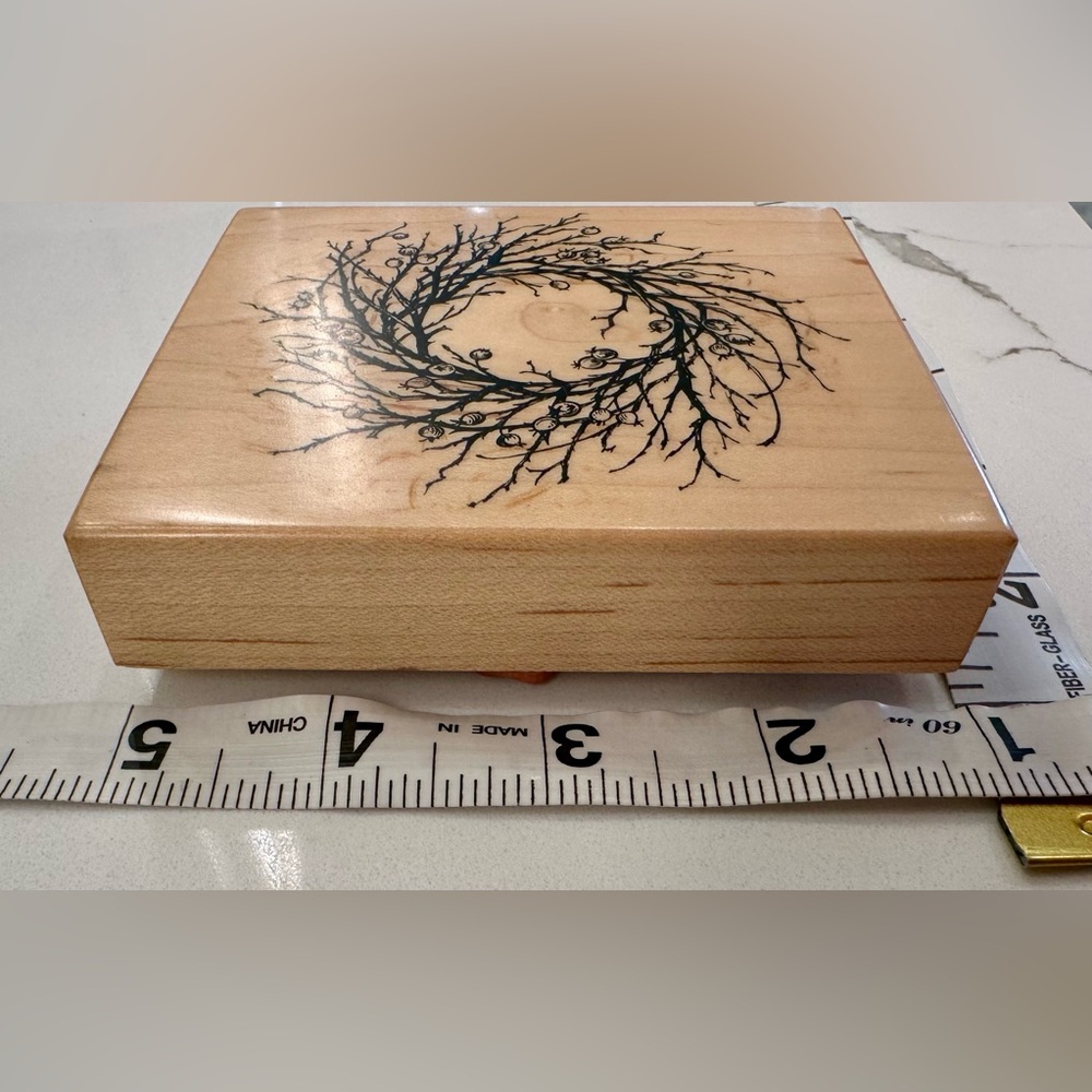 VTG 90s Branch & Berry Wood/Rubber Stamp - NWOT, M/L - Picture 6 of 8